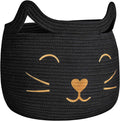 LBY Large Woven Cotton Rope Storage, Laundry Organizer for Toys, Blanket, Clothes, Towels, Gifts | Pet Gift Basket for Cat, Dog 