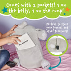 Memory Mates Piper The Elephant Memory Foam Pillow Plush,15    Stuffed Animal