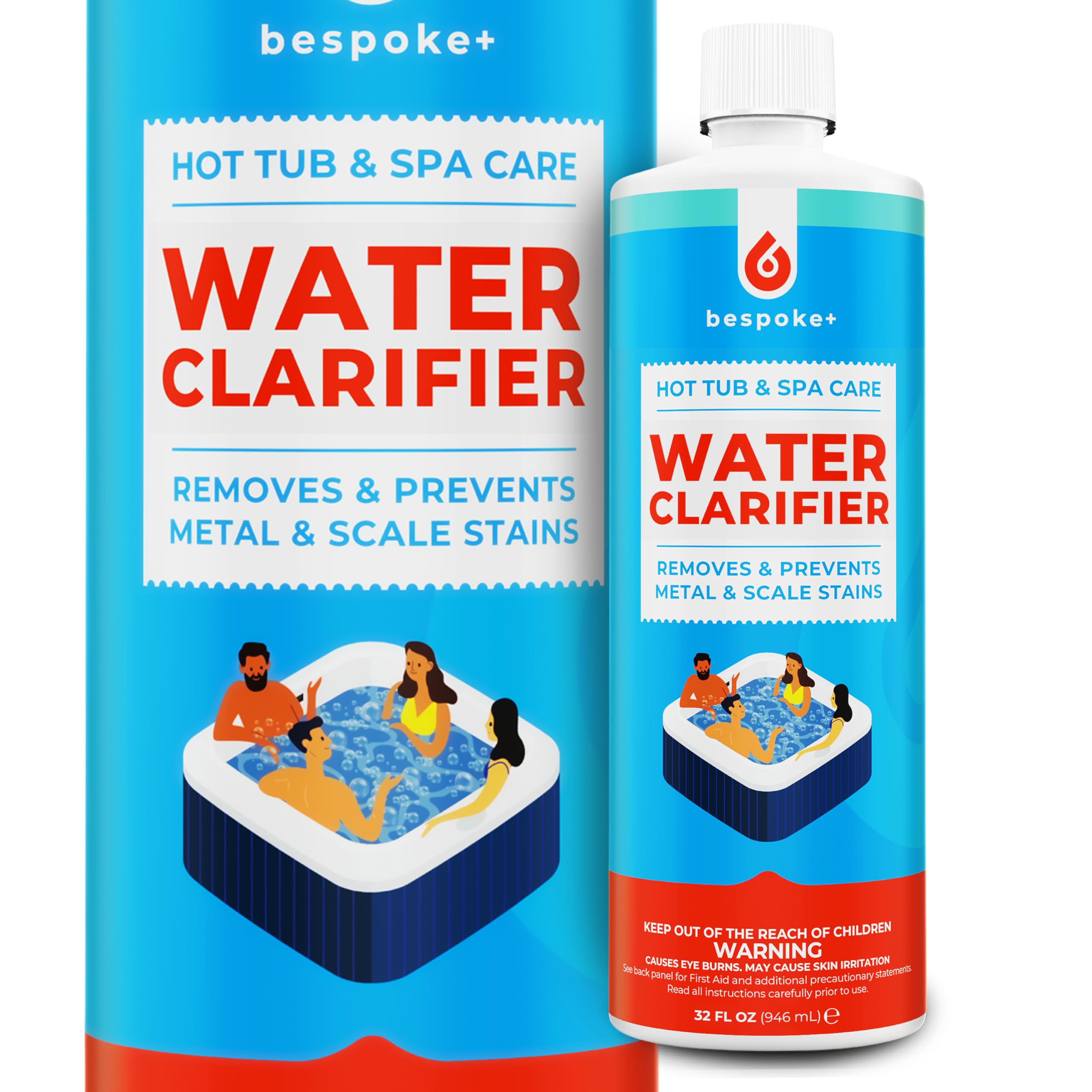 Spa Clarifier | Hot Tub Clarifier To Eliminate Cloudy Water - Spa Water Clarifier For Hot Tub Chemical - Spa Clarifier For Hot T