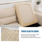 Nc Home Water Repellent Sofa Cushion Slipcovers, Stretch Couch Cushion Cover Loveseat Cushion Protector Slipcovers Couch Covers