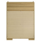 Coaster Home Furnishings Hyland Coastal Wood 4-Drawer Bedroom Chest of Drawers Chiffonier Clothing Storage Cabinet Bedroom Armoire Tall Dresser Organizer Unit Natural 215655