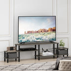 Furinno Turn-N-Tube Grand Stand for TV up, 78 Inch, French Oak