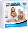 Utopia Bedding Waterproof Mattress Protector Super Queen Size, Premium Terry Mattress Cover 200 Gsm, Breathable, Fitted Style Wi
