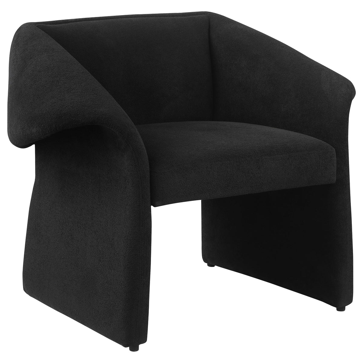 Coaster Home Furnishings Ramsey Upholstered Sloped Arm Accent Chair Black