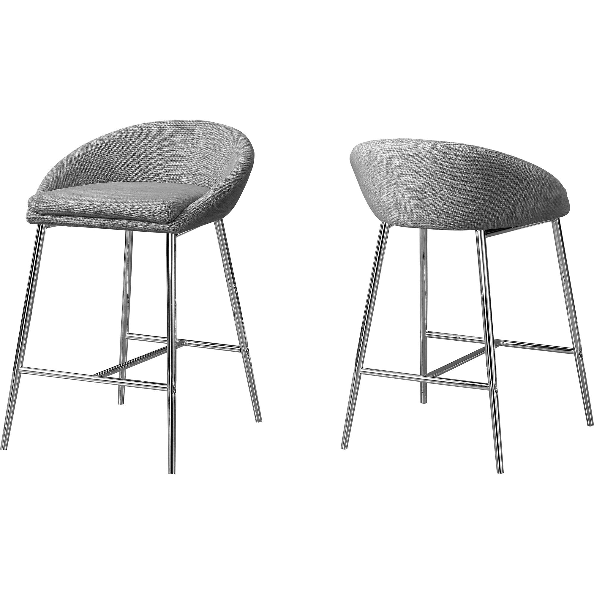 Monarch Specialties I BARSTOOL, Grey