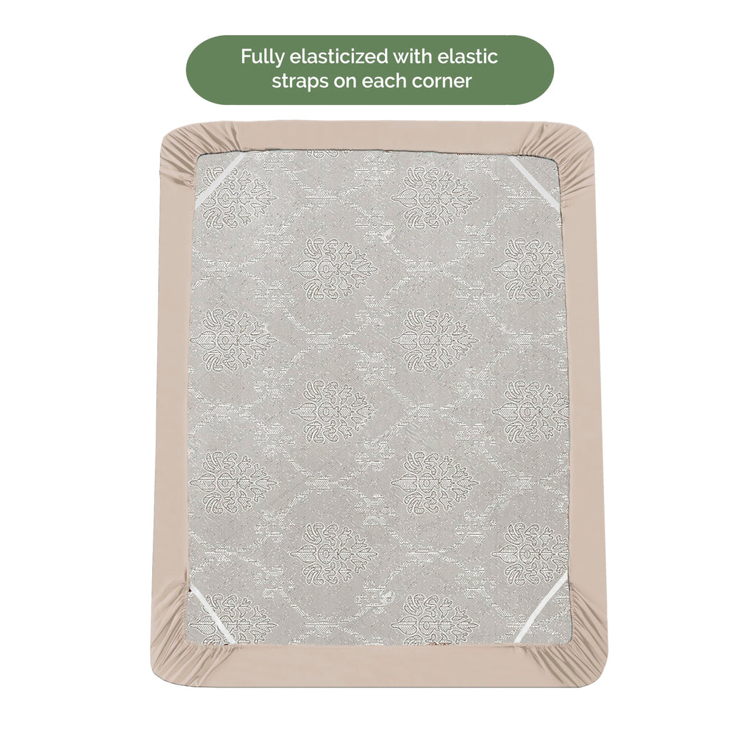 Elegant Comfort 1500 Premium Hotel Quality 18-21 Inches Deep - Extra Deep Pocket Single Fitted Sheet For High Mattress, Luxury And Softest, Smart Pocket - Wrinkle Free, Queen, Cream
