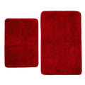 DSHXL 2 Piece Bathroom Rugs and Mats Sets, Soft Bath Mats for Bathroom with Non-Slip Backing, Machine Washable Microfiber Absorb