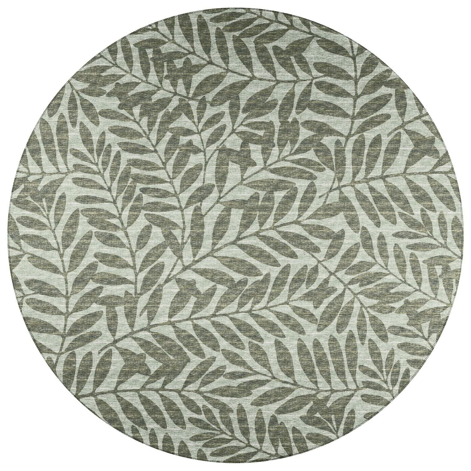 Sedona Sn5 Green Coastal Rug Round 6' X 6'