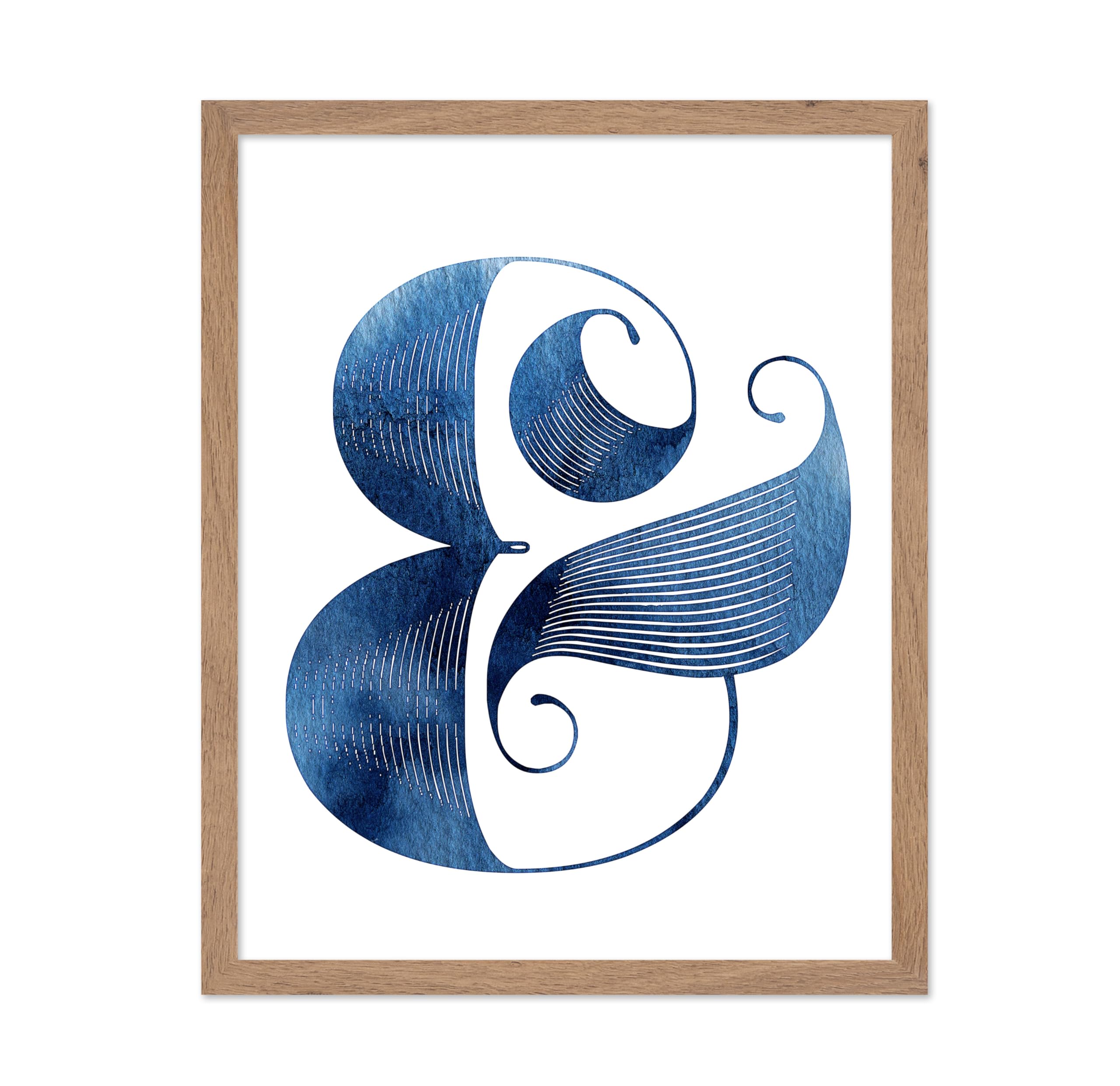 Poster Master Vintage Illustration Poster - Retro Minimalist Print - Gift for Artist, Friend - Ampersand, Watercolor, Symbol for