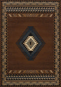 United Weavers of America Manhattan Tucson Brown Rug Rug Size: 710 x 106
