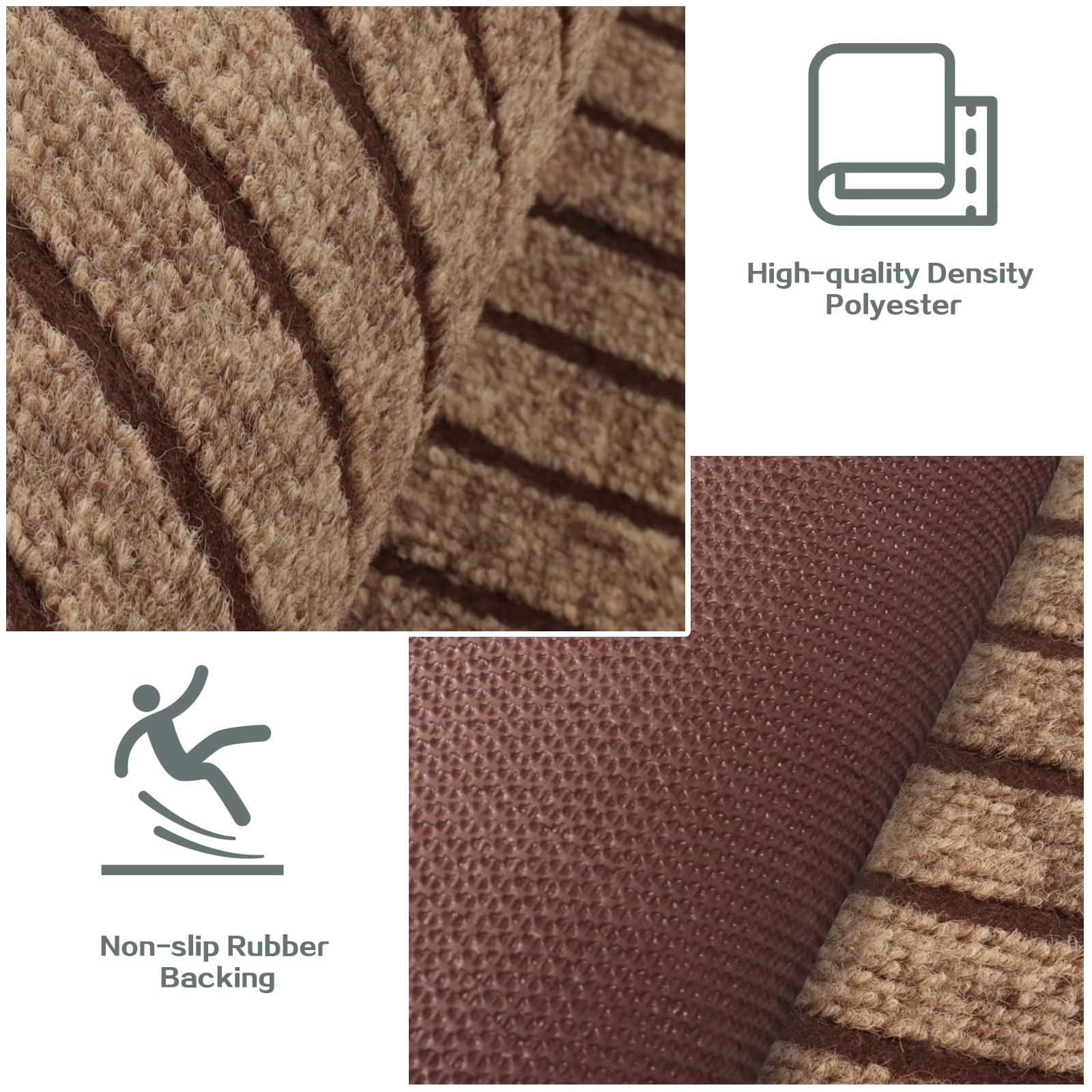 Custom Size Runner Rug 3 Ft X 58 Ft, Zgr 2-82Ft Carpet Runners Hallway Entryway Kitchen Garage Laundry Room Area Rugs With Non-S