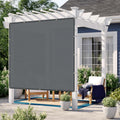Love Story Custom Size 12X13 Ft Sun Shade Cloth With Grommets Pergola Shade Cover 95% Uv Protection For Patio Outdoor, Dark Grey