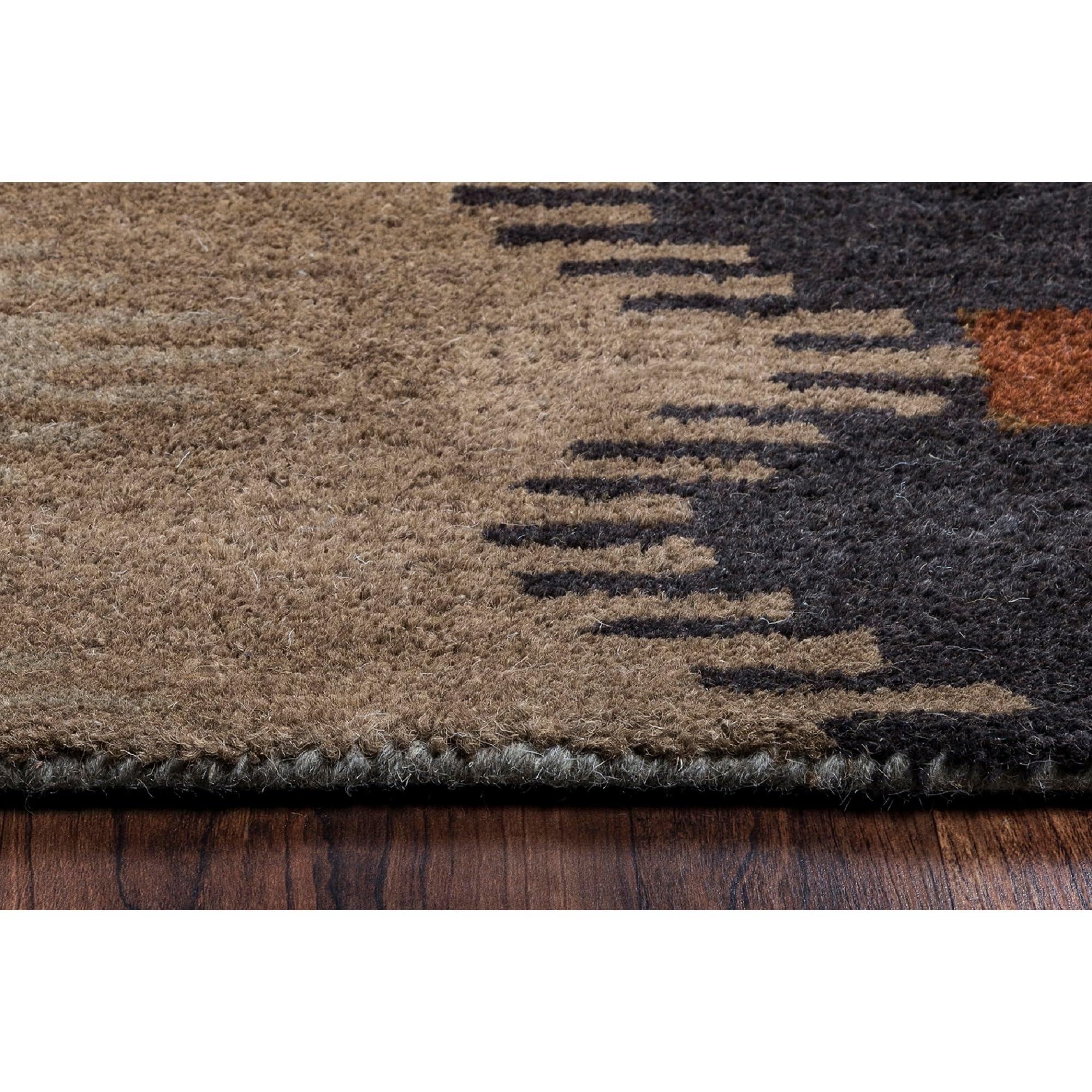Rizzy Home Alora Decor Pueblo 8' X 10' Tribal Multi/Gray/Rust/Khaki/Lt. Brown Area Rug