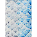 Addison Rugs Surfside Asr35 Blue 8' X 10' Indoor Outdoor Rug, Easy Clean, Machine Washable, Non Shedding, Bedroom, Living Room, Dining Room, Kitchen, Patio Rug