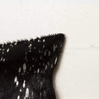 HomeRoots Decor 12' X 20' X 5' Black and Silver Cowhide Pillow
