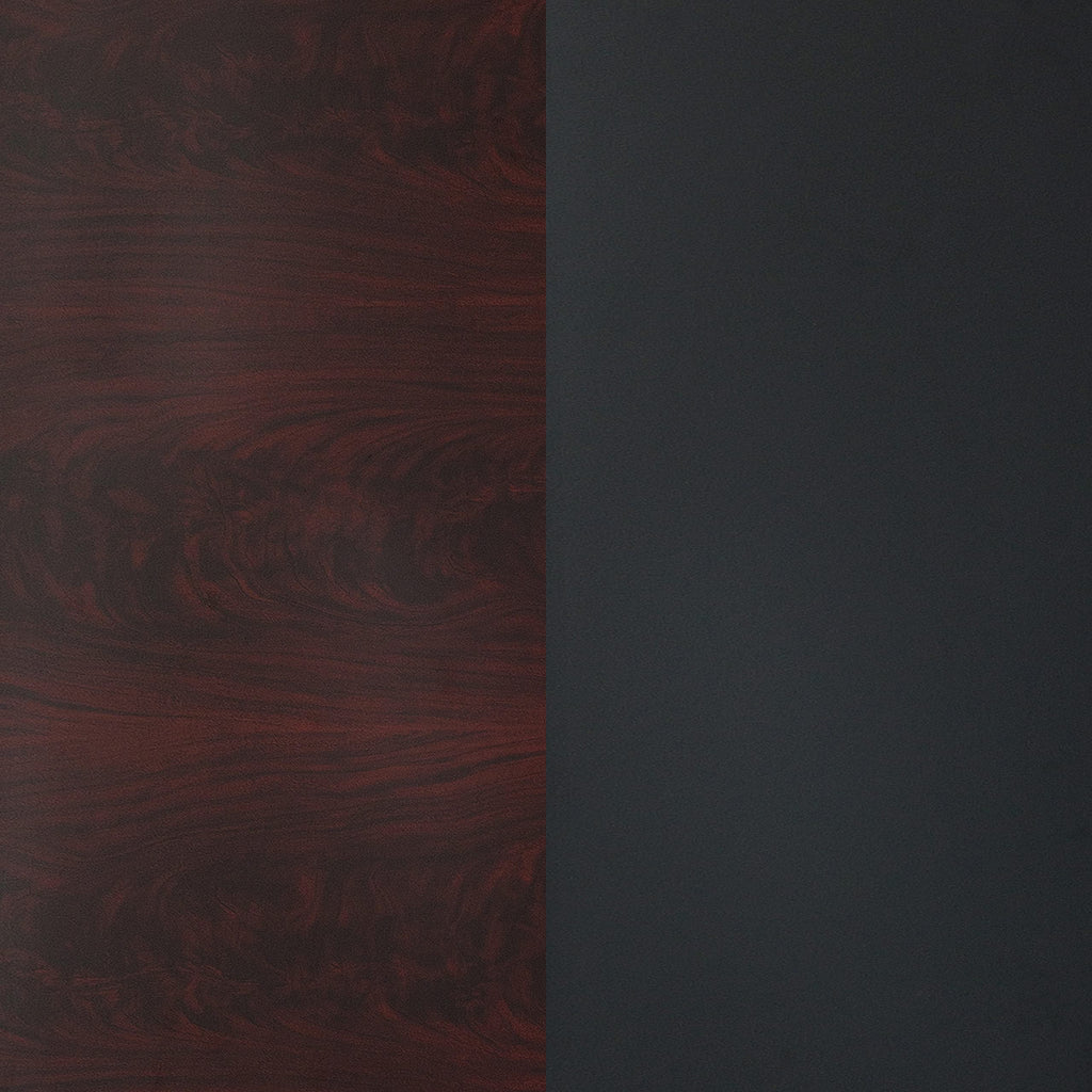 Flash Furniture Glenbrook 30'' x 42'' Rectangular Table Top with Black or Mahogany Reversible Laminate Top