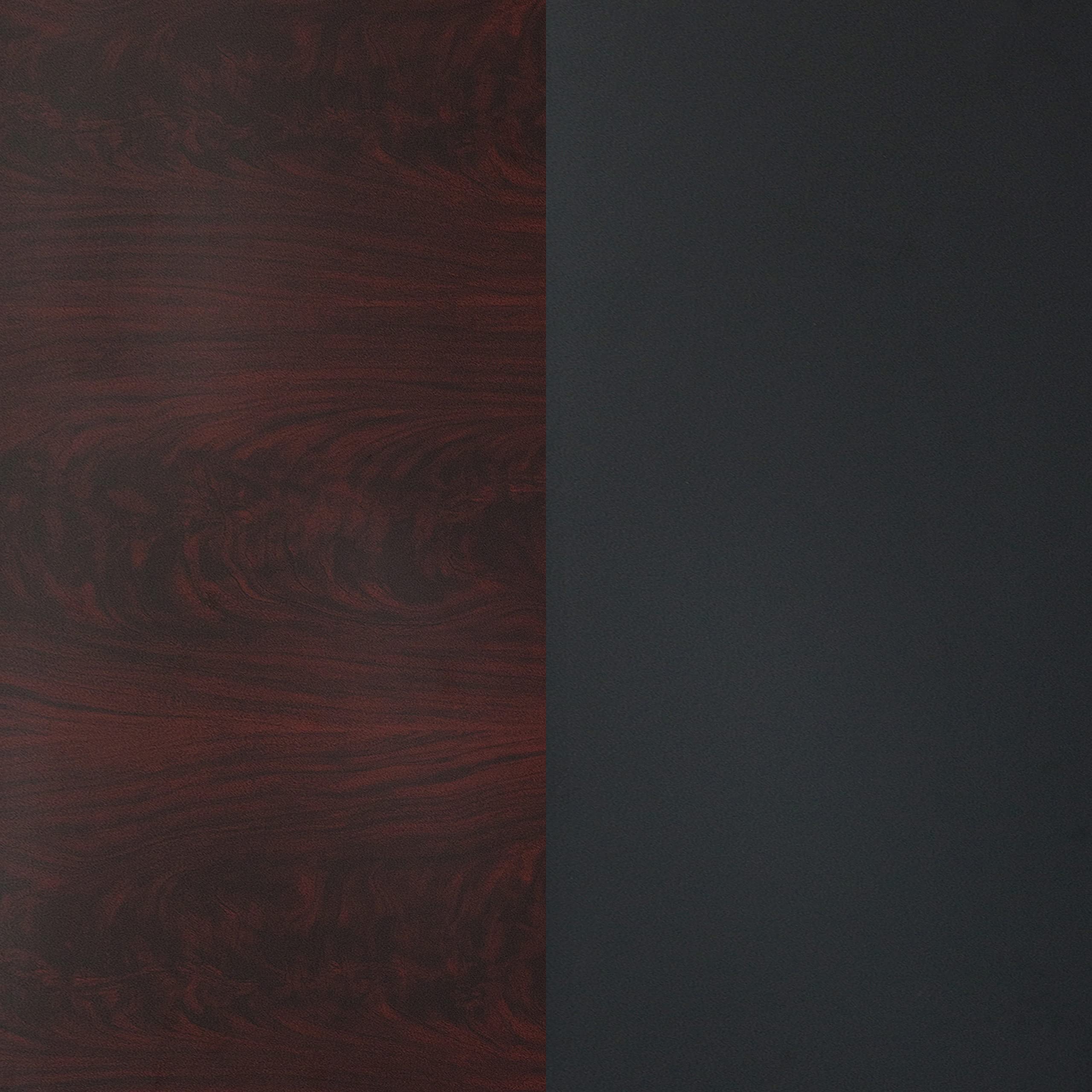 Flash Furniture Glenbrook 30'' x 42'' Rectangular Table Top with Black or Mahogany Reversible Laminate Top