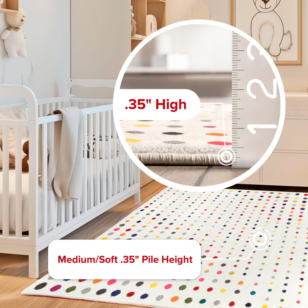Nuloom Dorie Polka Dot Runner Rug, 2' 5'' X 8', Multi