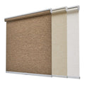 Tonature Natural Woven Cordless Roller Shades, Free-Stop Window Shades for Home, Room Darkening Roller Window Shades, Light Filt