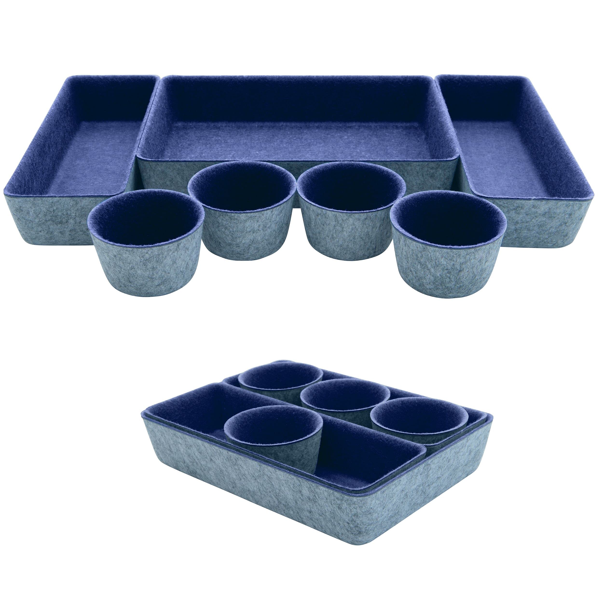 Teeo - Organizer For Drawers - Desk Drawer Organizers And Storage - Make Up Draw Organizers - Kitchen Drawer Organization - Home