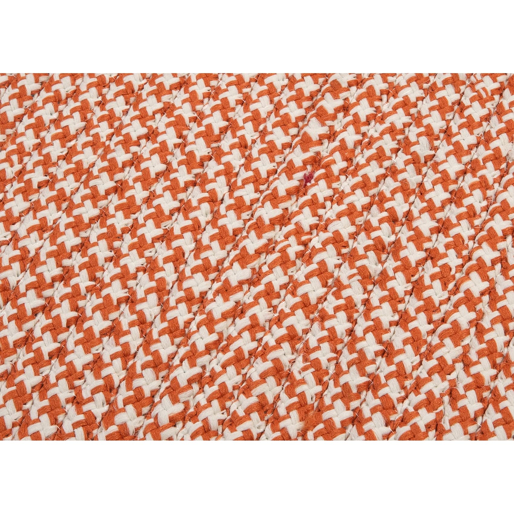 Colonial Mills Houndstooth Doormats - Orange 45&quot; X 70&quot;