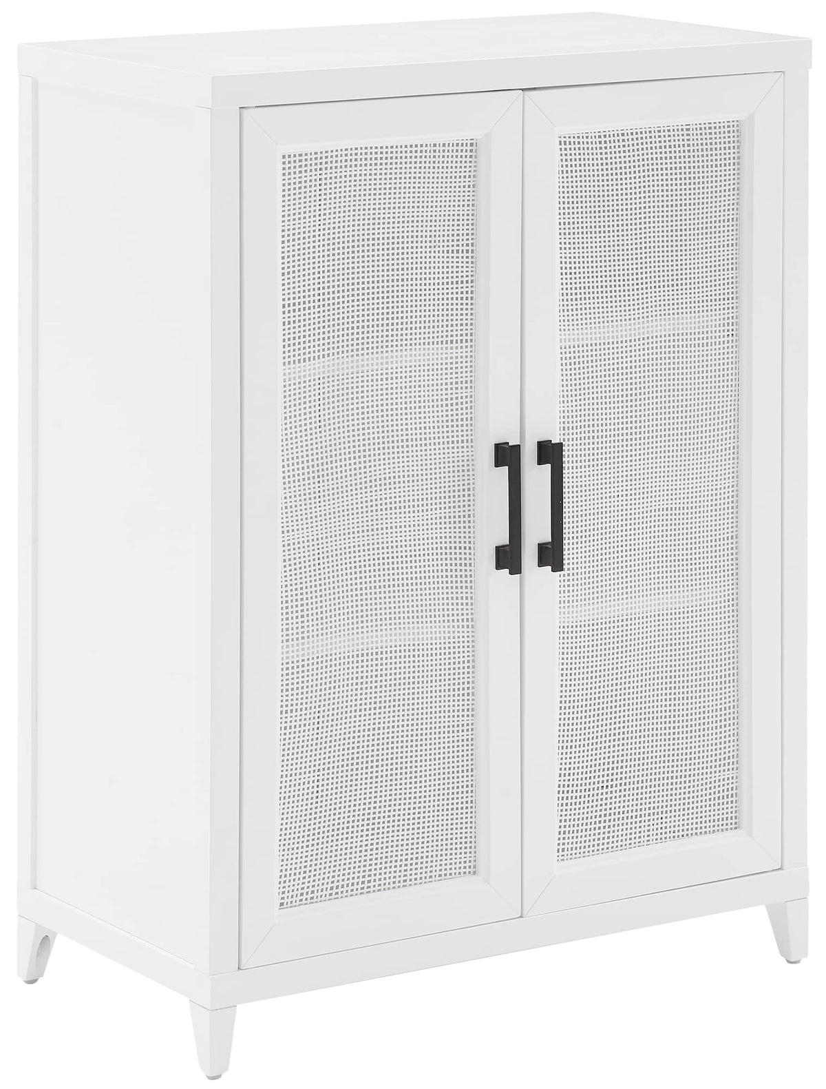 Crosley Furniture Milo Stackable Pantry Storage Cabinet With Shelves, Kitchen, Dining, Or Laundry Room, White