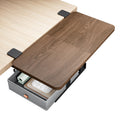 Pegzone Desk Extender Tray, 24 ' X 14.4 ' Clamp On Desk Shelf, Desk Extension With Storage Drawer, Table Desk Arm Rest, Clamp