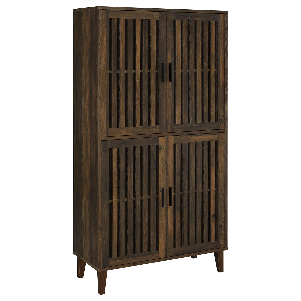 Coaster Home Furnishings Elouise 4-Door Engineered Wood Tall Accent Cabinet Dark Pine