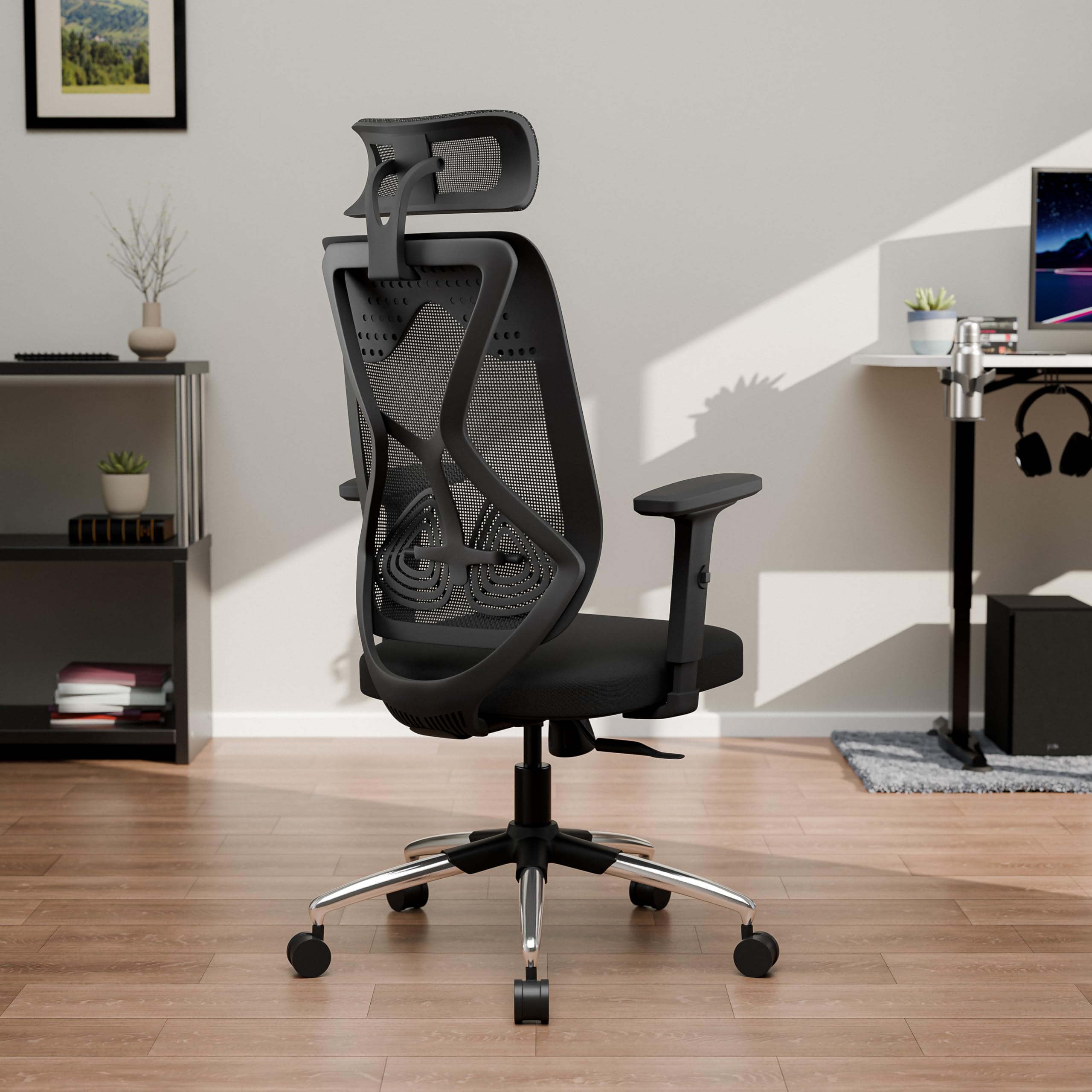 Green Soul Zodiac Lite | Office Chair | Flybird Ergonomic Design | 1D Adjustable Armrests | Synchro Tilt Lock Mechanism | Adjust