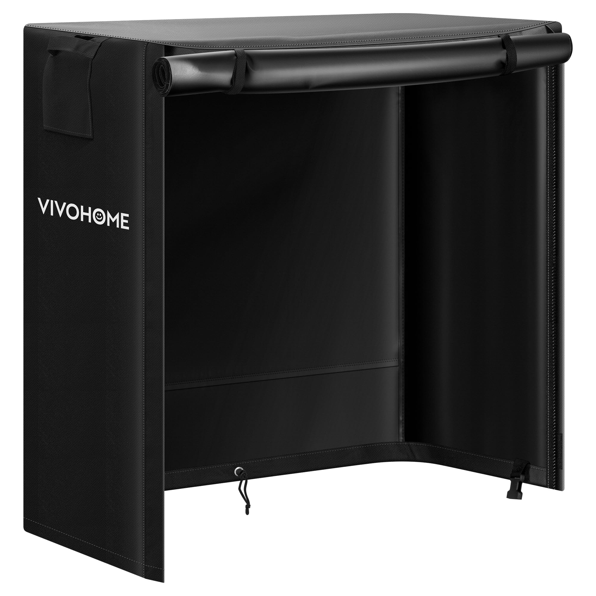 Vivohome 3Ft Waterproof Firewood Log Rack Cover, Heavy Duty 600D Oxford Outdoor Weather Resistant Fire Wood Storage Holder Cover