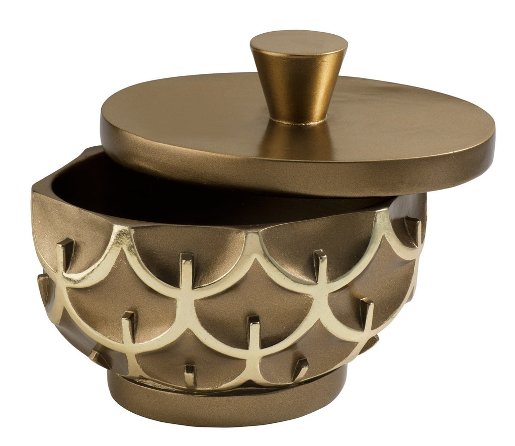 Ok Lighting Ss-Ol-Ok-4273Jx 8.5 Inch Mystic Owl Decorative Box, Bronze