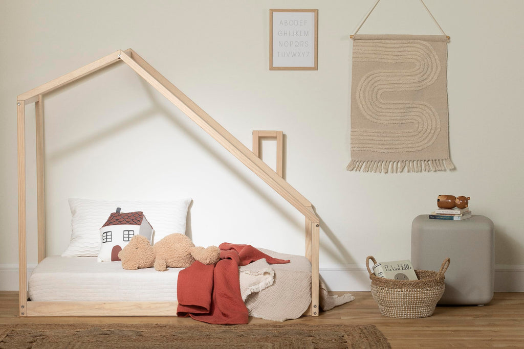 South Shore Sweedi House Bed Natural, Scandinavian