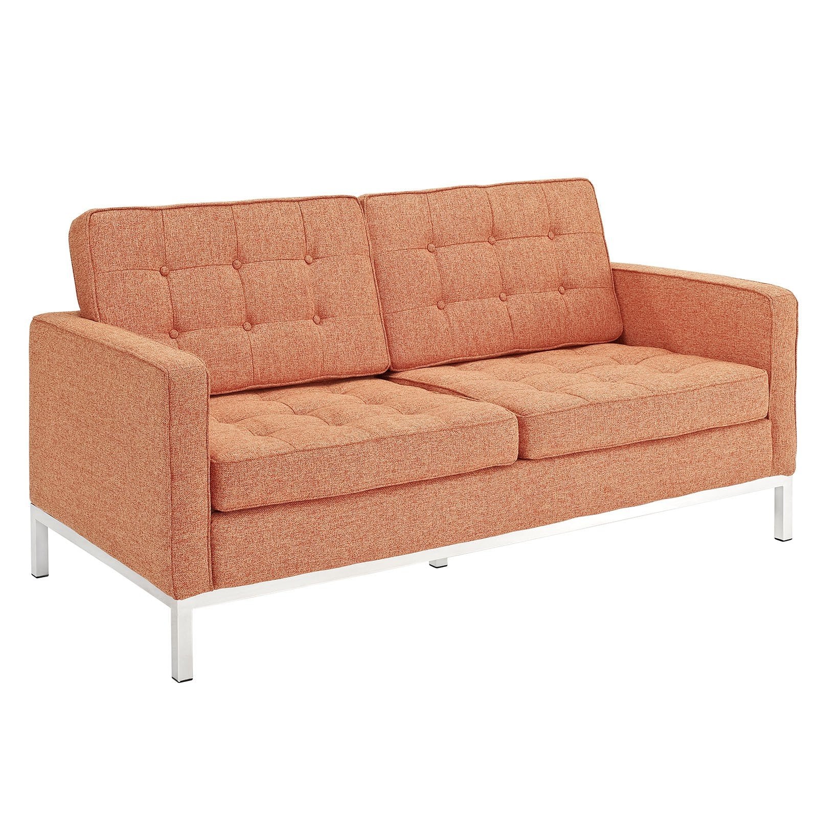Modway Loft 3 Piece Sofa Set Color: Orange Tweed