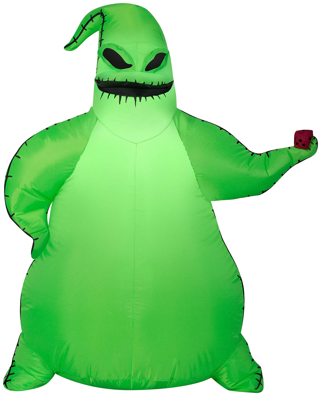 Gemmy 3.5Ft Airblown Inflatable Green Oogie Boogie Disney