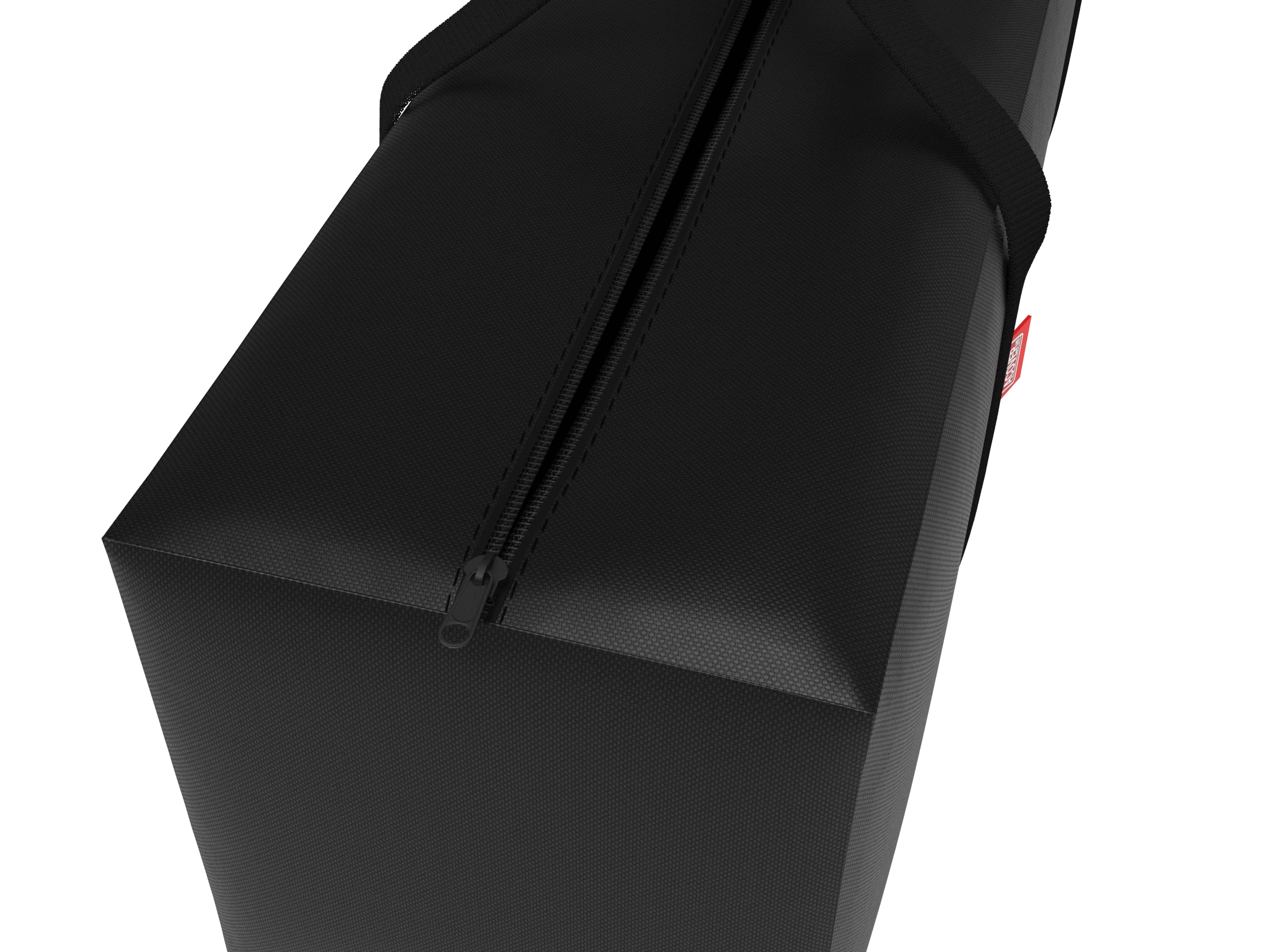 Acoveritt Outdoor Rectangular Cushion Storage Bag, Protective Zippered Storage Bags With Handles, 50''L X 13''W X 20''H Black