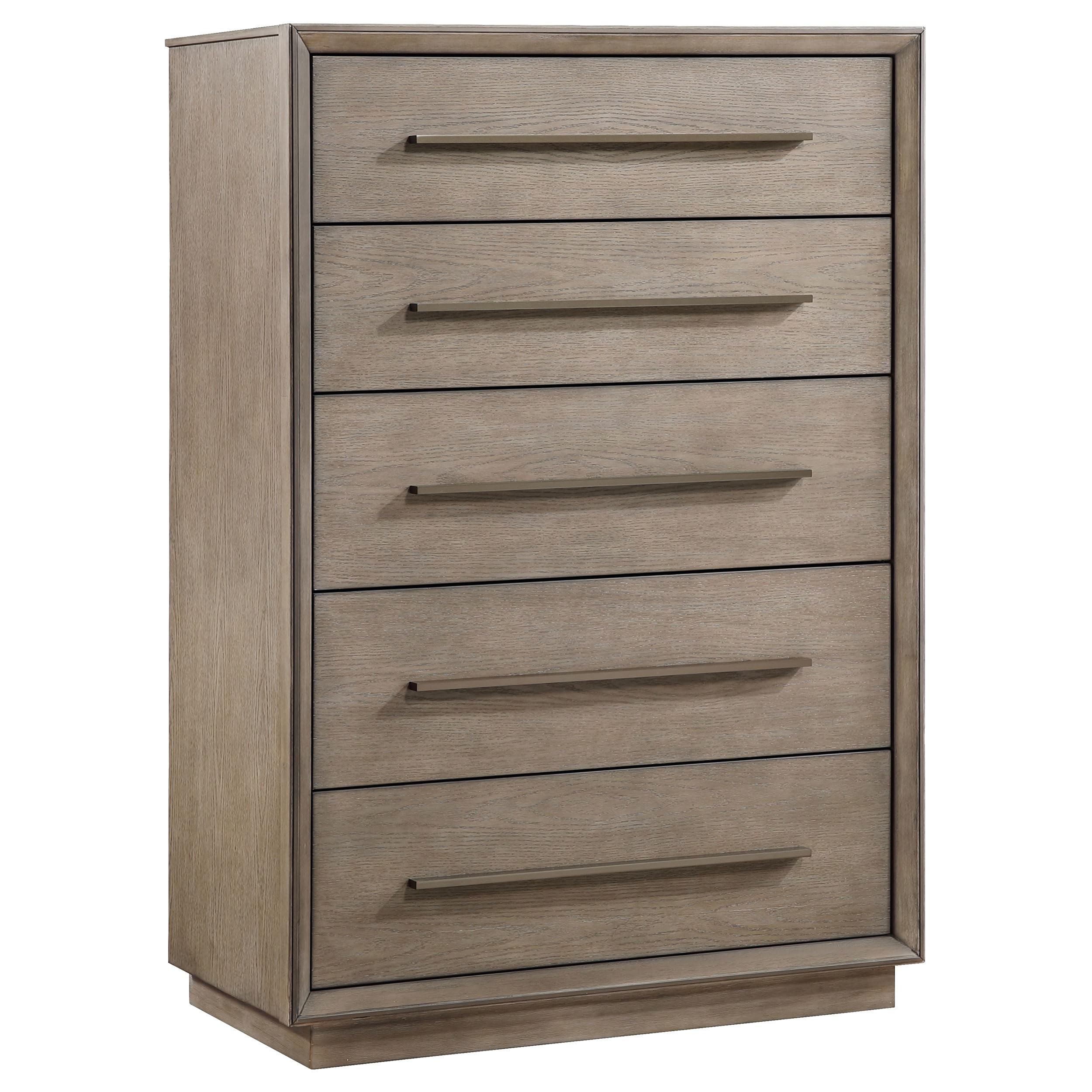 Coaster Home Furnishings Durango Contemporary Wood 8-Drawer Bedroom Chest of Drawers Chiffonier Clothing Storage Cabinet Bedroom Armoire Tall Dresser Organizer Unit Washed Oak 223275