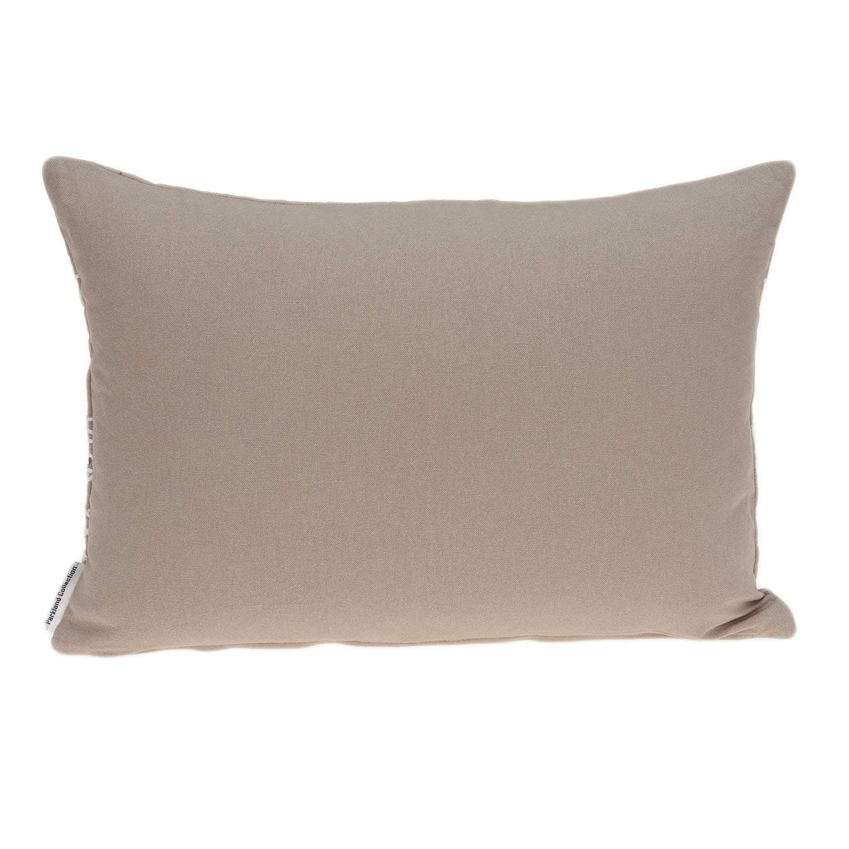 HomeRoots 100% Cotton Parkland Collection Omni Traditional Tan Pillow Cover