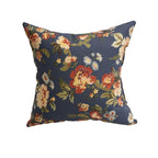 Blazing Needles Printed Throw Pillow, 17", Royal Bloom