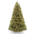 National Tree Company Pre-lit Feel Real Artificial Full Downswept Christmas Tree, Green, Douglas Fir, Dual Color LED Lights, I