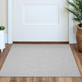 Lumi Ultra Thin Indoor Door Mat For Entrance 17'X30', Non Slip Entryway Mat, Low Profile Doormat, Unique Herringbone Design Ca