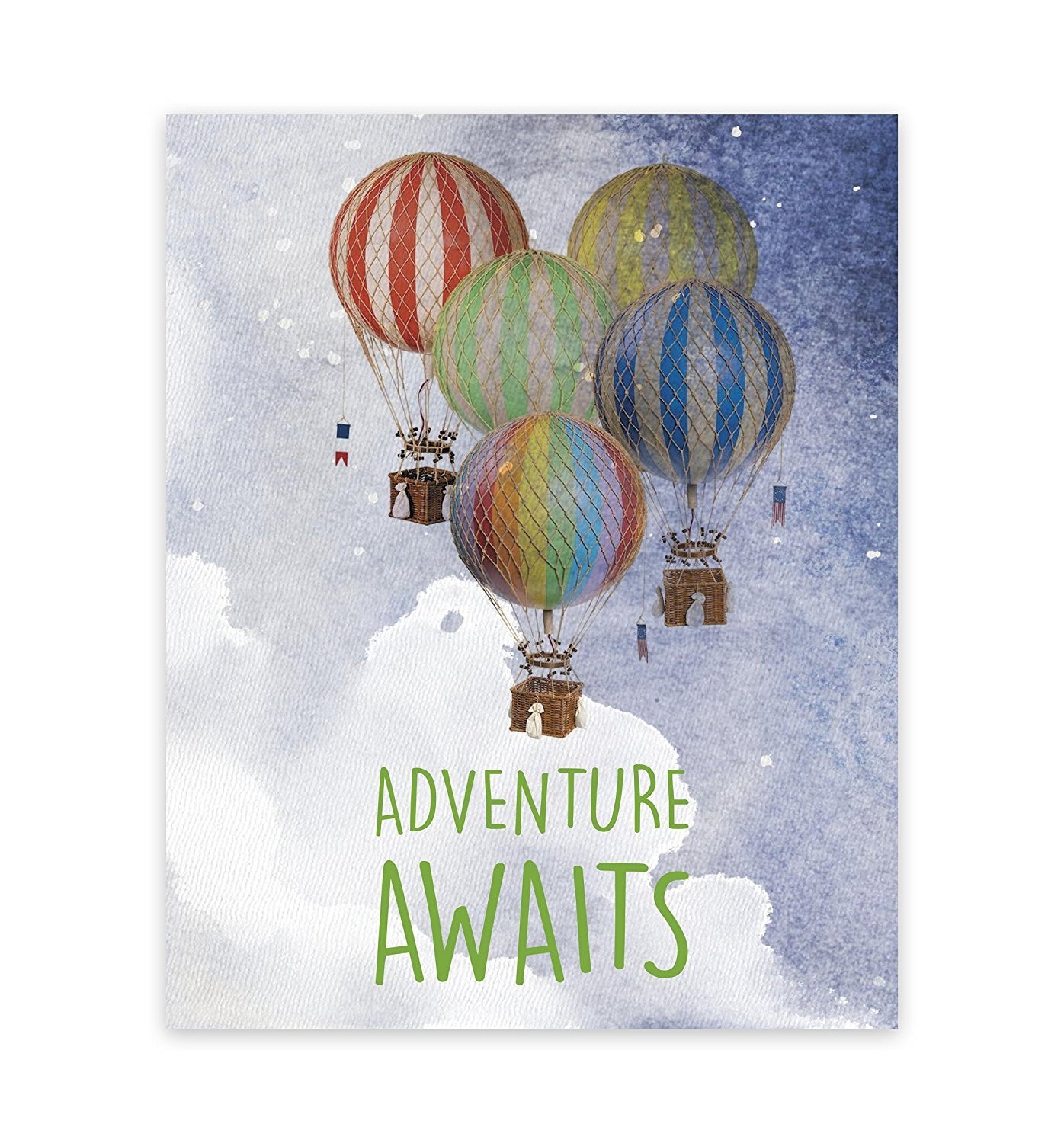 Adventure Awaits Print, Wall Decor 05x07 Inch Print, Kids Wall Art Print, Kids Room Decor, Motivational Word Art, Inspirationa