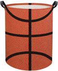 TIBAOLOVER Basketball Kids Laundry hamper Baby Hamper for Nursery Boys Kids Hamper Room Decor for Home(Basketball Pattern)