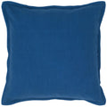 Rizzy Home | T04401 | Poly Fill Decorative Pillow | 20"X20" Blue Solid