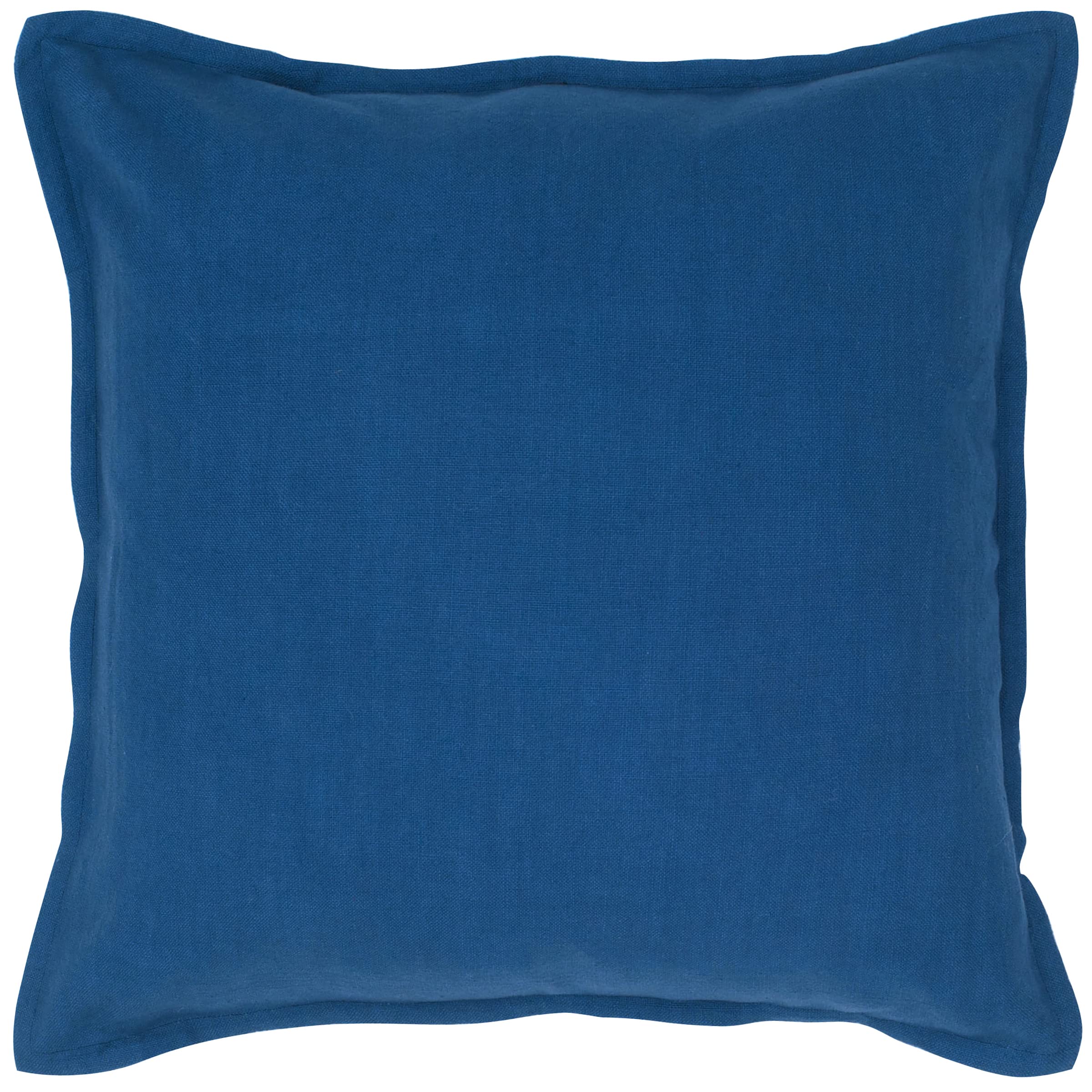 Rizzy Home | T04401 | Poly Fill Decorative Pillow | 20"X20" Blue Solid