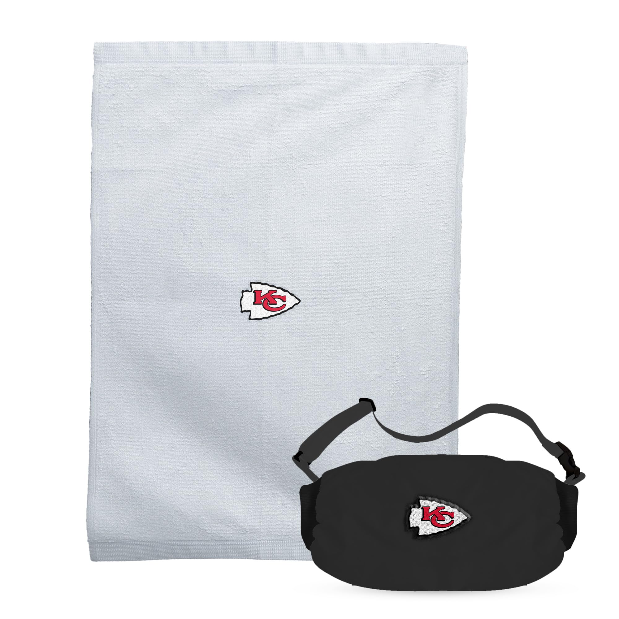 NORTHWEST NFL Kansas City Chiefs Quarterback Towel and Handwarmer, One Size, Team Colors