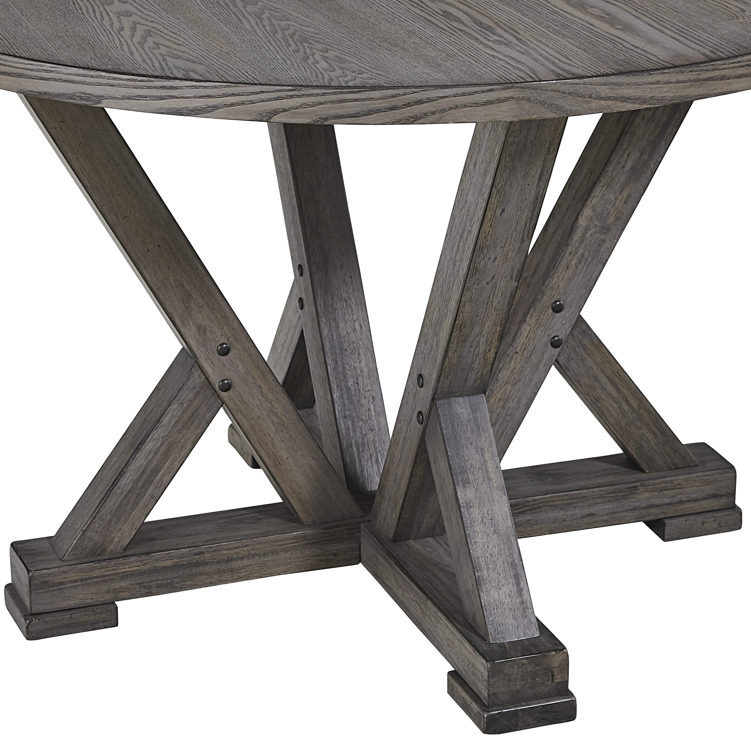 Progressive Furniture Fiji Round Dining Table Harbor Gray