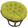 International Caravan 42-inch Rattan Papasan Chair with Solid Outdoor Fabric