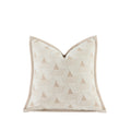 Croker Horse 2025 New 18X18' Inches Throw Pillow Cushion Covers - Triangle Pattern With Edge Strip Chenille Jacquard Embroidery