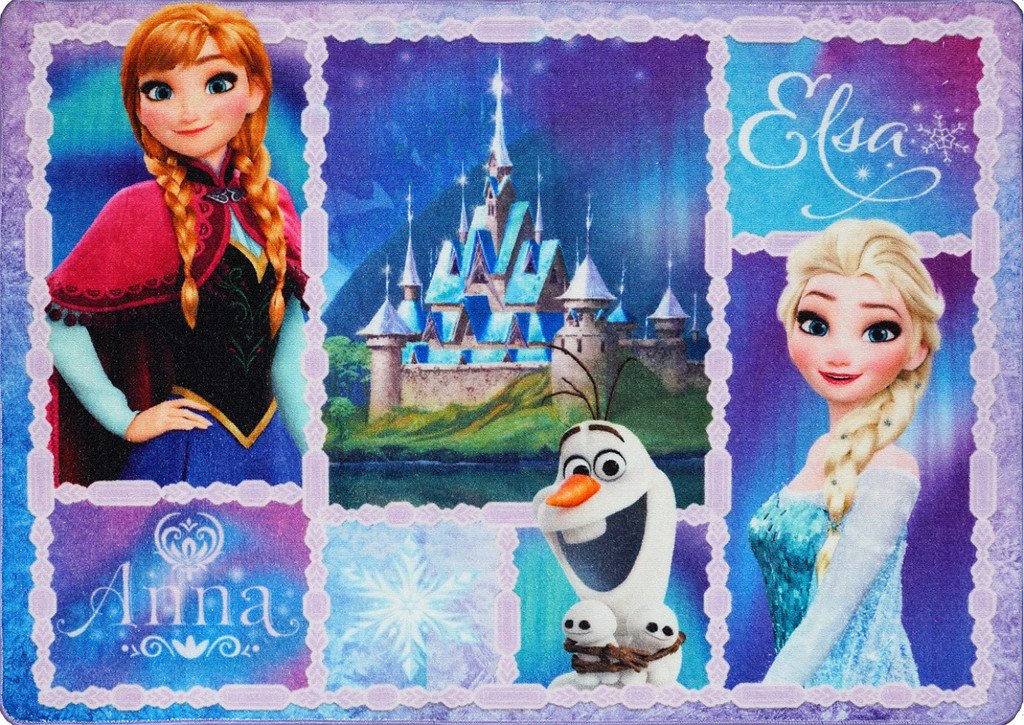 Gertmenian Kids Playroom & Game Room Carpet | Disney Frozen Olaf & Anna Childrens Rug | Kids Novelty Home Decor, Perfect Area Ru