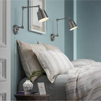 Rizzy Home | Bt4229 | Duvet | 98"X98" Gray/Blue/Neutral Stripe